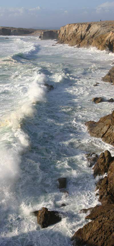 Stormy coast